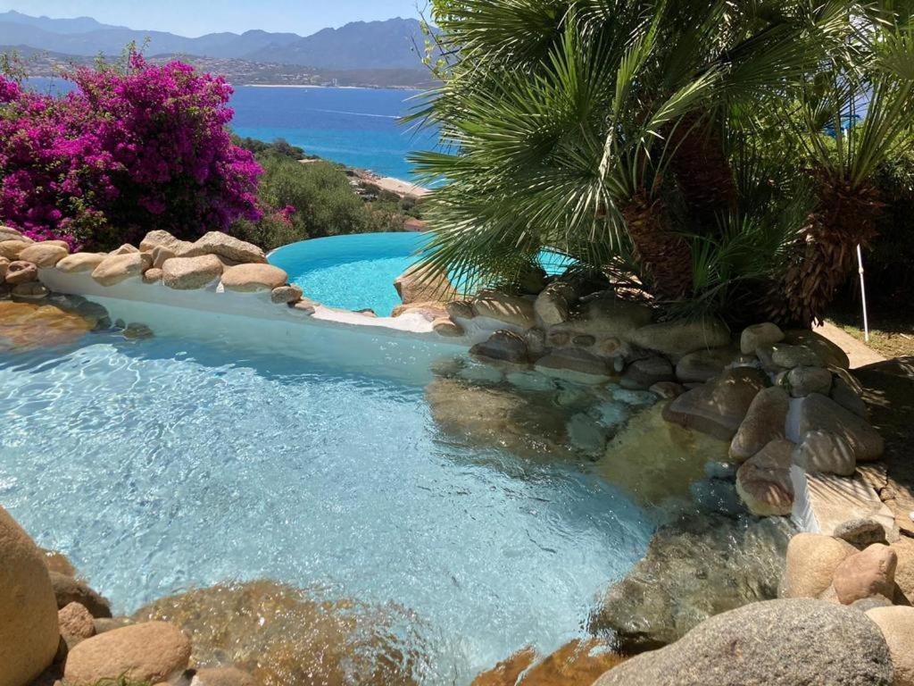 Villas Valinco San Martinu Corse du Sud - vue et proche mer - piscines privées Olmeto  Extérieur photo
