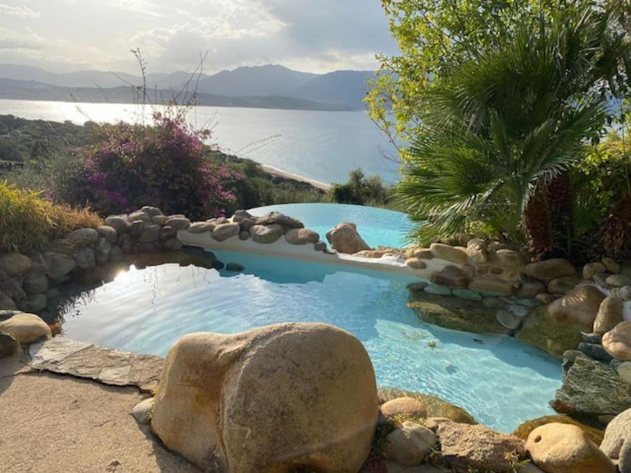 Villas Valinco San Martinu Corse du Sud - vue et proche mer - piscines privées Olmeto  Extérieur photo